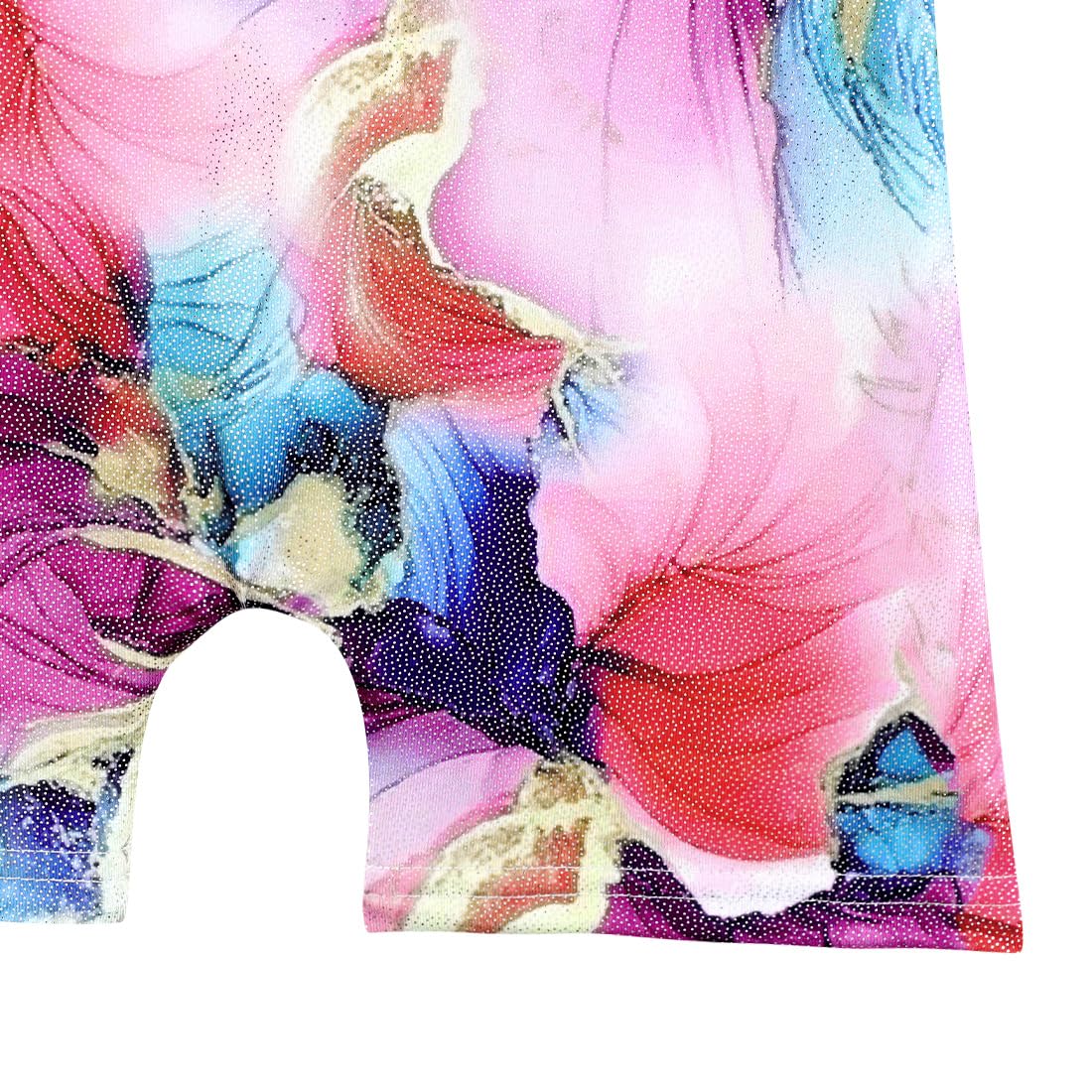 HOZIY Toddler Leotards for Girls Gymnatics 3t 4t Kids Leo Tumbling Outfiits Purple Gold Red Floral Flower Marble Print Sparkle Biketard