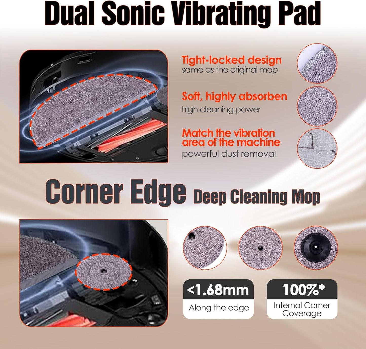 Roborock S8 MaxV Ultra Accessories Kit - 33 PCS with HEPA Filters, Mop Cloths & Brushes