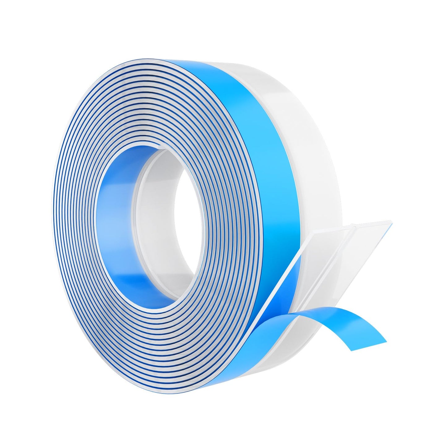 Greymond Weather Stripping Door Seal, Silicone Strip for Frame and Gaps Draft Stopper,Glass Shower Door Sweep, Clear, 20 Feet x 1 Inch