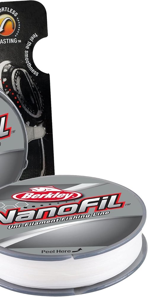 Berkley NanoFil Fishing Line - 8 Pound Test, 150 Yards, Clear Mist for Superior Strength