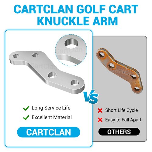 CartClan Knuckle Arm Fits Driver and Passenger Side, Suitable for Yamaha G29 Drive 2007-2016 Gas and Electric Golf Cart OEM# JW1-F3512-00-00