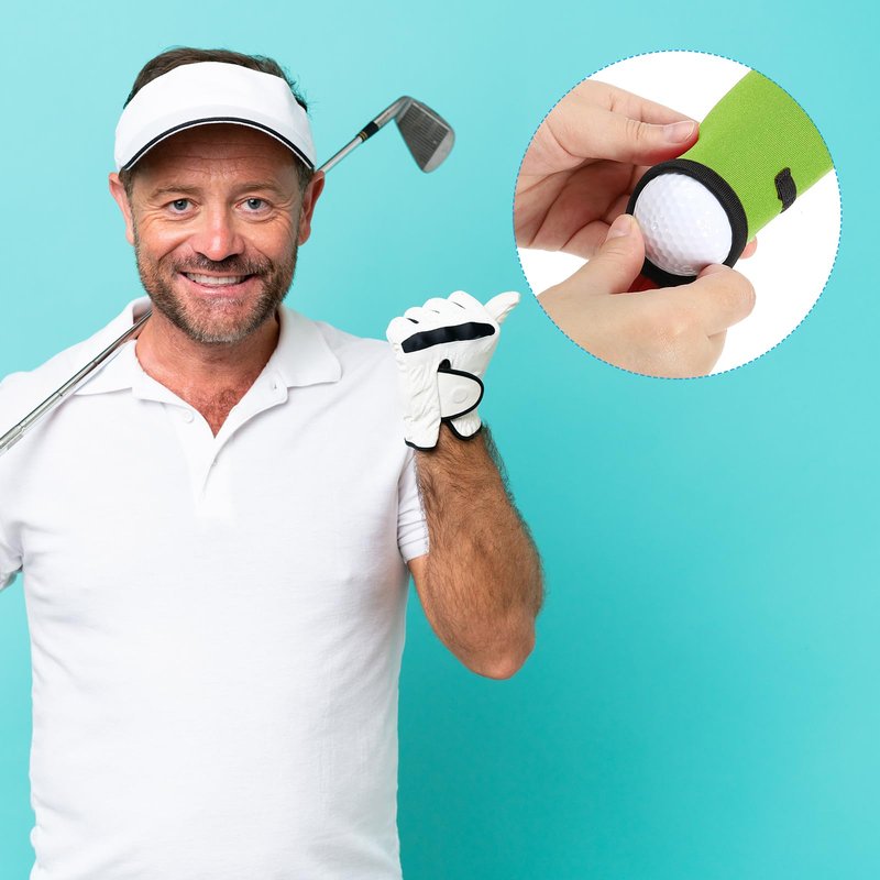 PATIKIL Golf Ball Carry Bag, 12 Pack Golf Tee Holder Pouch Portable Neoprene Golf Ball Holder with Clip for Men and Women Storage, Multicolor