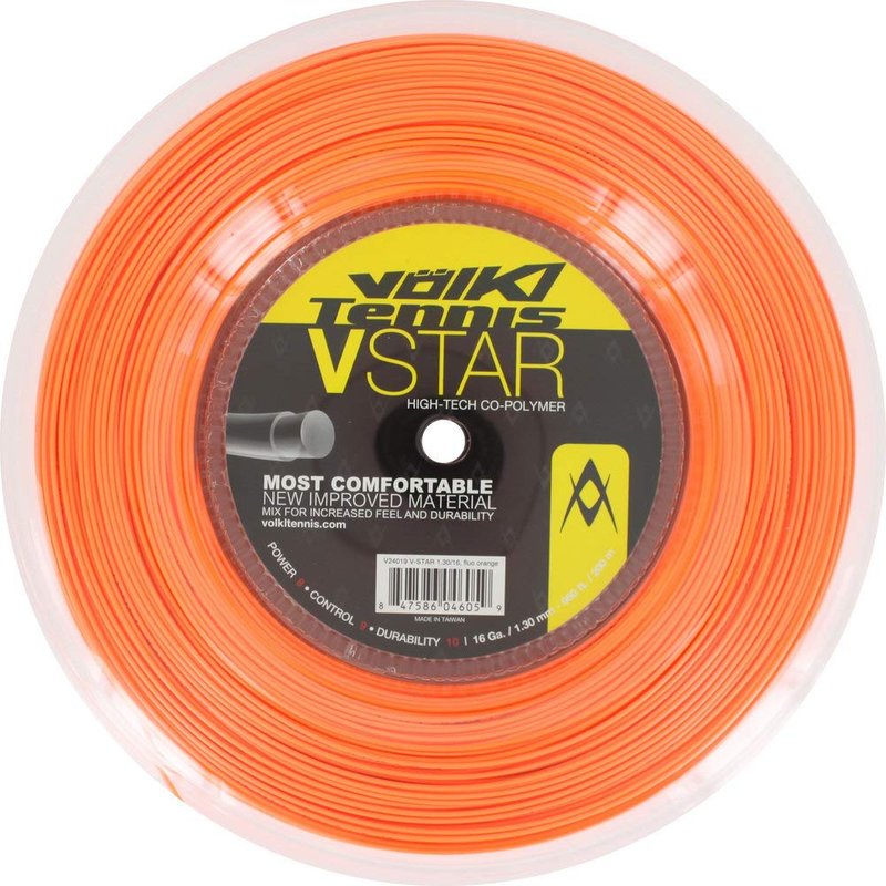 V Star Tennis String Reel Fluo Orange