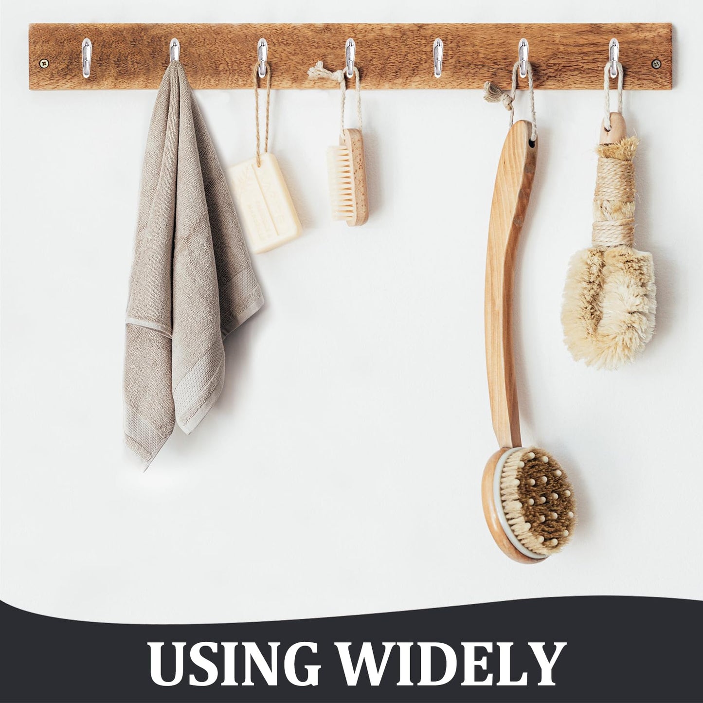 Picture Hanging Nails, 45 Pack Double Headed Push Pins Wall Thumb Tacks for Drywall , Art, Posters, Photos, Hanging Kit with Nails & Hooks