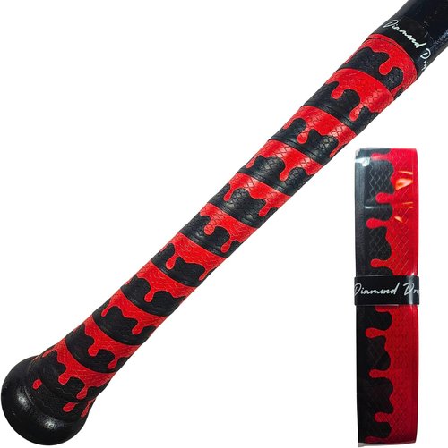 Baseball Bat Grip Tape - Non-Slip, Shock-Absorbing 1.1mm Wrap | Ice Cream Drip Design