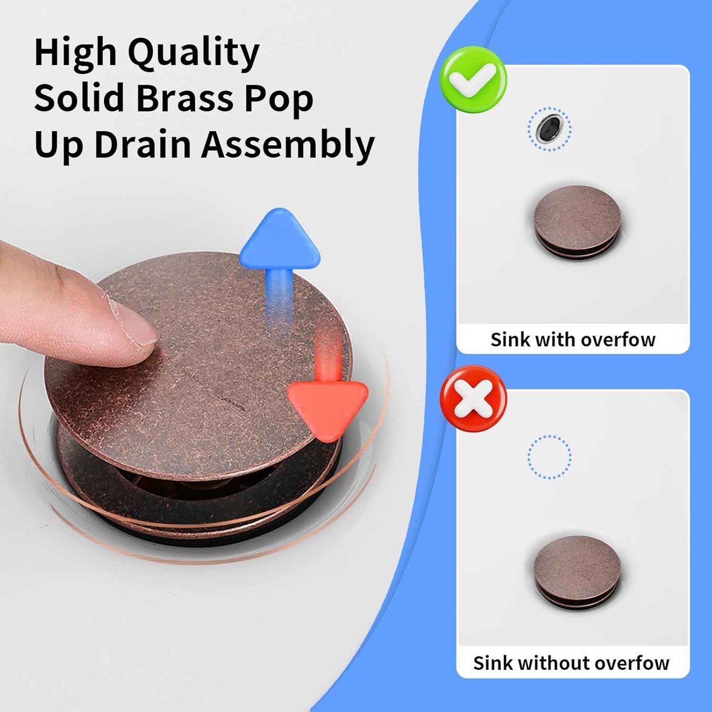 Matte Black Waterfall Bathroom Faucet - Single Handle Lavatory Sink Mixer with Brass Drain