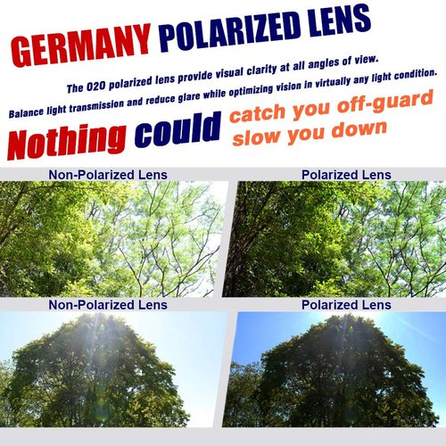 O2O Polarized Sport Sunglasses for Men Women Teens Biking Driving Golf Baseball Cycling Fishing Running (Matte Black)