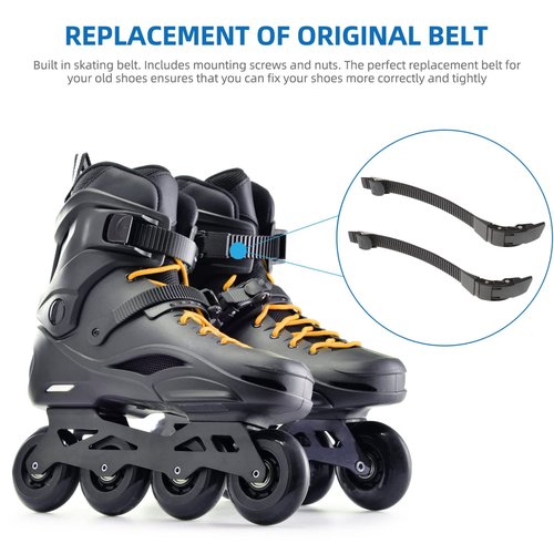 LIOOBO Ratchet Belt Shoes Accessories Inline Roller Shoes Strap: Replacements Screws Nuts Skates Buckles Snowboard Bindings Parts Shose Equipment Accessory 3 Sets Ratchet Belt Shoes Accessories