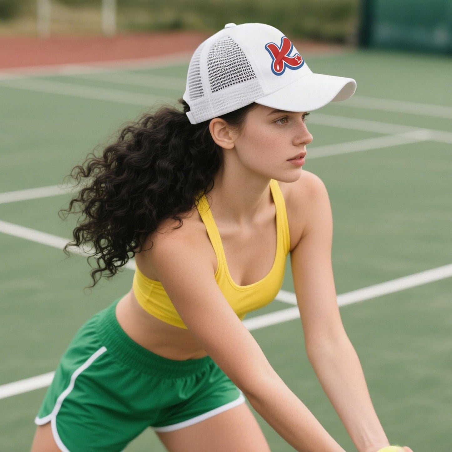 OKBA 5 Pack Sublimation Blank Baseball Cap Polyester Mesh Trucker Hat Adult (US, Alpha, Medium, 3X-Large, Standard, 5PCS*White ha)