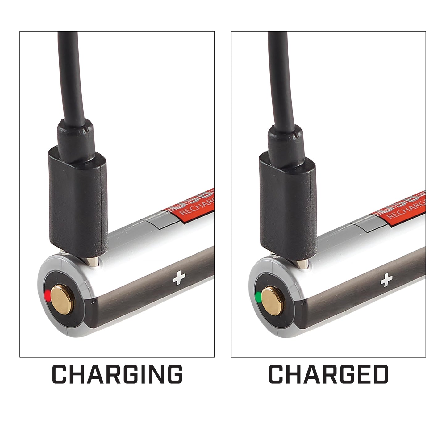 Streamlight 88136 USB-C Rechargeable Battery with Integrated Charge Port for use with the ProTac 2AA-X USB