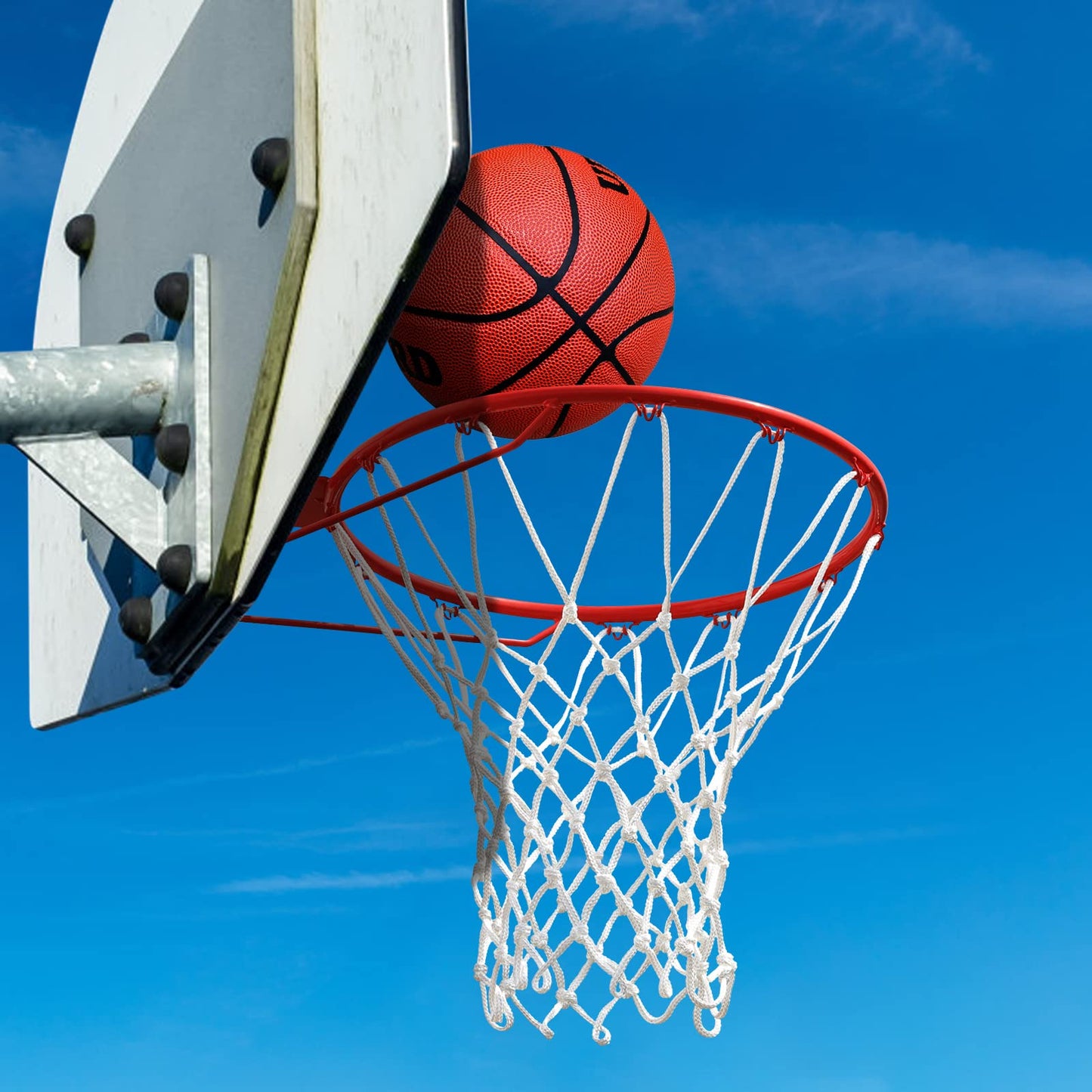 LAO XUE Basketball Net Outdoor,12 Loops Heavy Duty Replacement Net