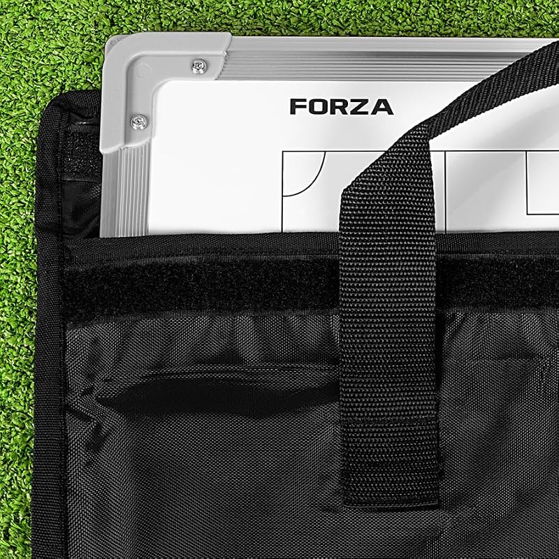 Double-Sided Sports Coaching Whiteboard 35x24in with Carry Bag - Soccer