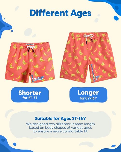 Maamgic Boys Swim Trunks - Stylish Toddler Bathing Suit | Comfortable Swimwear for Little Boys