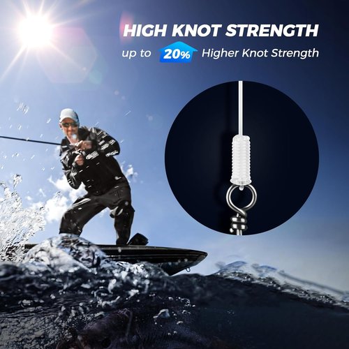KastKing Kovert Elite Fluorocarbon Fishing Line - Shock Resistant, High Clarity, Low Visibility, 100 Yards