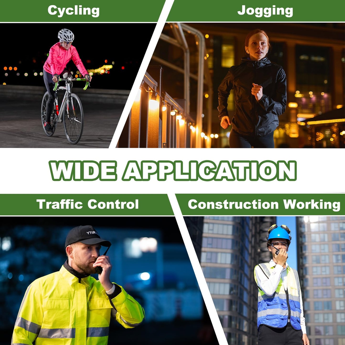 PATIKIL Reflective Safety Vest, 1 Pack Hi-Vis Safety Vests, Adjustable High Visibility Reflective Strips for Traffic Control Outdoor Jogging Cycling, Sky Blue