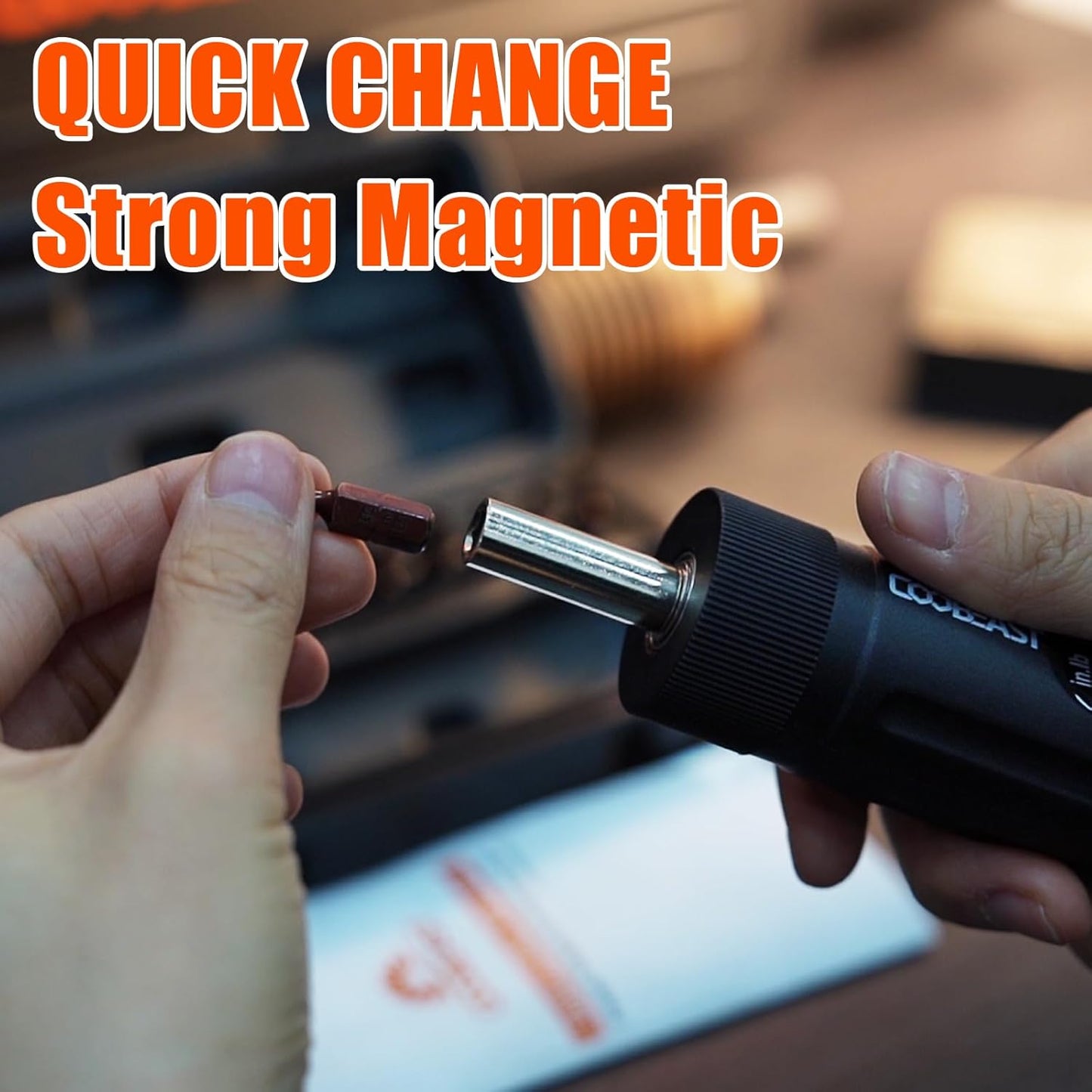 49-Piece Torque Screwdriver Set with 10-70 Inch Pound Torque Wrench & S2 Bits for Bike Repair