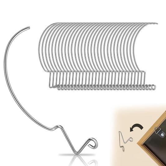 AccEncyc 50Pcs Picture Hanger Hooks Super Hooks for Hanging Drywall Picture Hanging Hooks Heavy Duty Wall Hooks for Hanging Pictures, Photos, Frames, Planters, Art, Clock