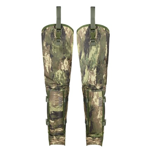 QOGIR Snake Guard Protection Chaps: Snake Bite Protection for Ankle to Thigh Snake Chaps, Hunting Full Protection for Legs from Snake Bites and Briar (Camo)