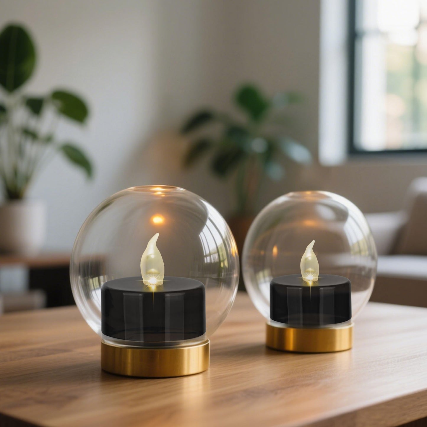 Nancia 24PACK Flameless LED Tea Lights Candles, Realistic and Bright Flickering Long Lasting 200Hours Battery-Powered, Ideal Party, Wedding, Birthday, Gifts Home Decoration Black