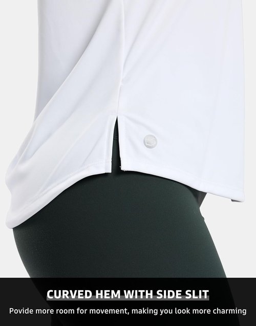 G Gradual Women's Sleeveless Workout Tops - Lightweight High Neck Athletic Tank for Yoga & Tennis