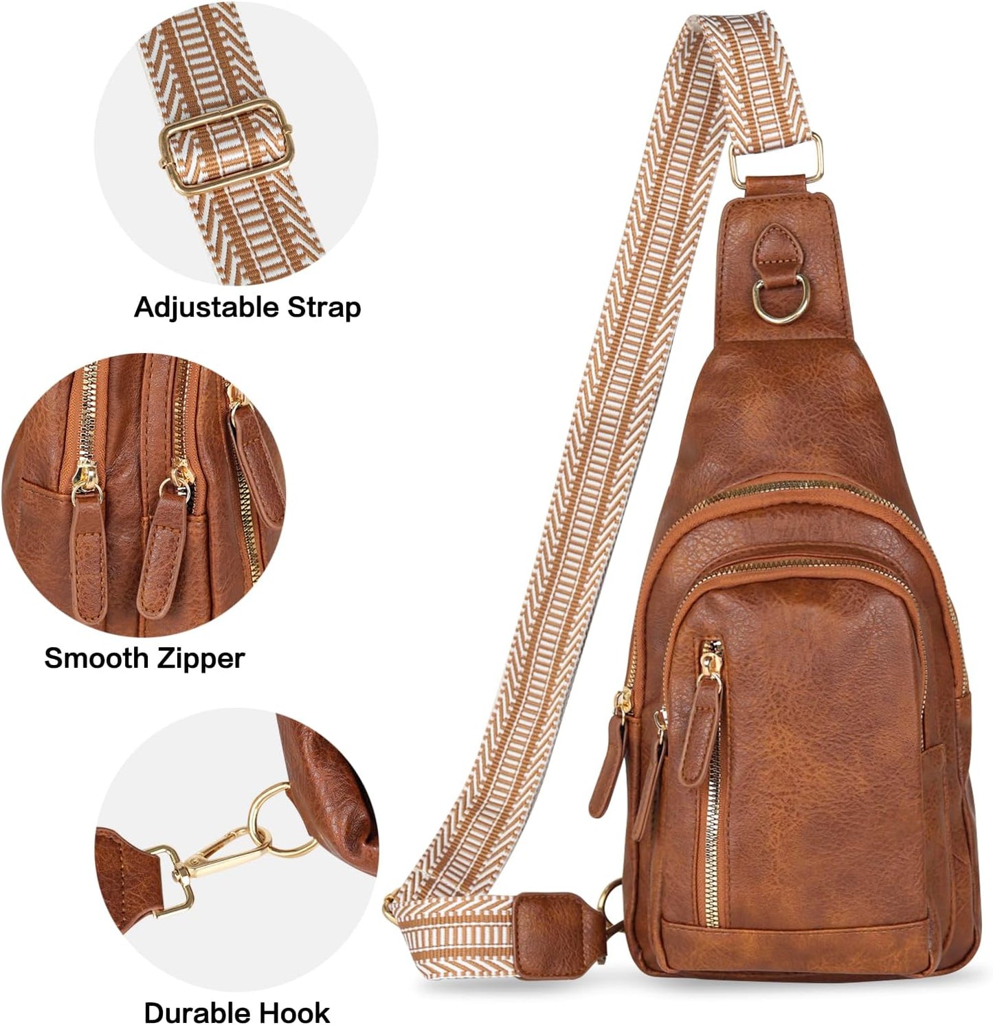 Relang Sling Bag - Stylish Leather Crossbody Fanny Pack for Women | Perfect for Travel & Daily Use