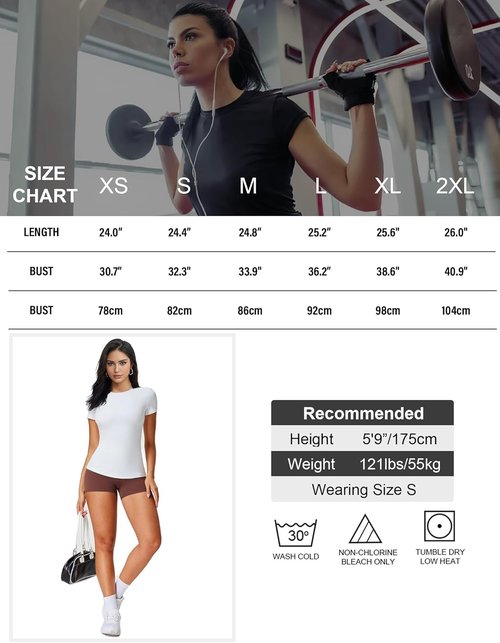 Kinglaman Women's Slim Fit Short Sleeve T-Shirts - Casual Crew Neck Summer Tops | 5 Pack