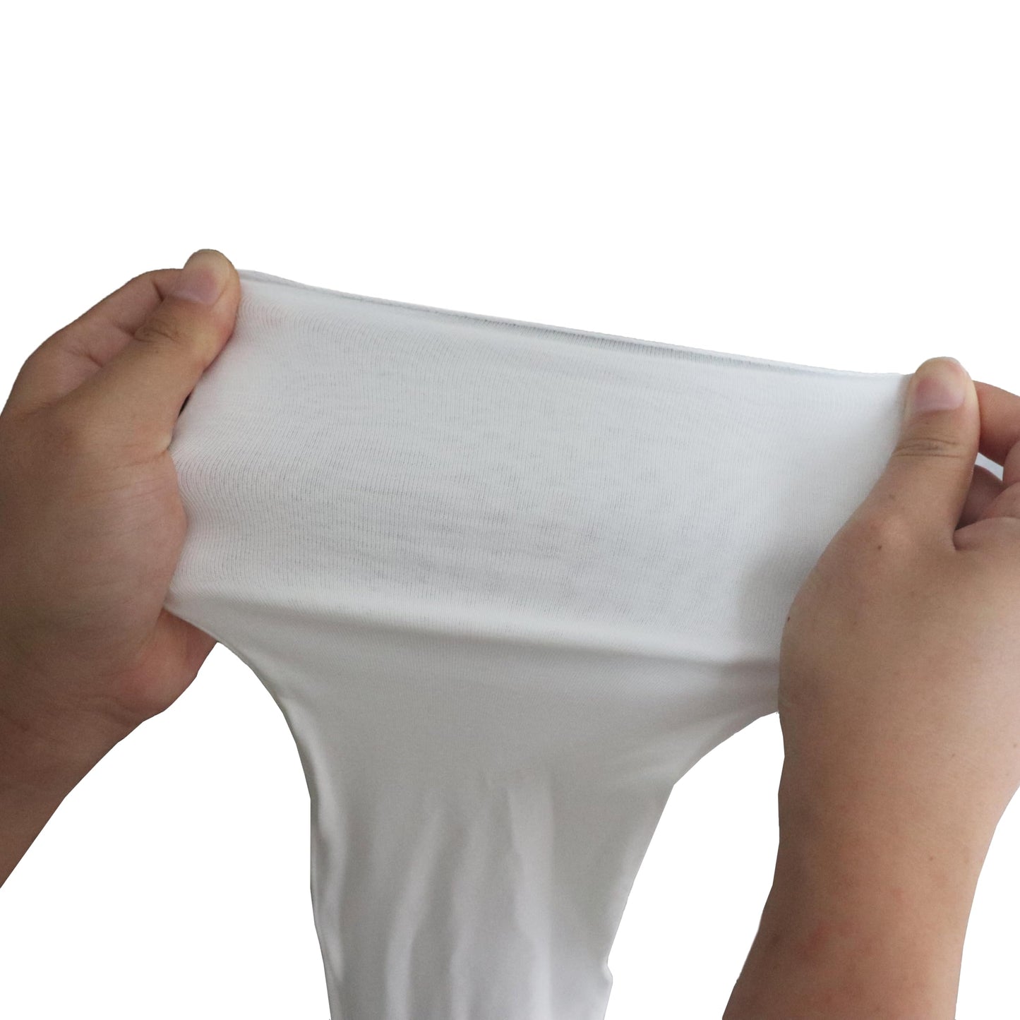 SHUEASE Wrist Sleeve Under Splint Hand Sock(Pack of 4) Modal Stockinette Arm Protector Covers | Thin Skin-Friendly, Pre-Wrap Liner for Air Cast & Hand Brace(White)