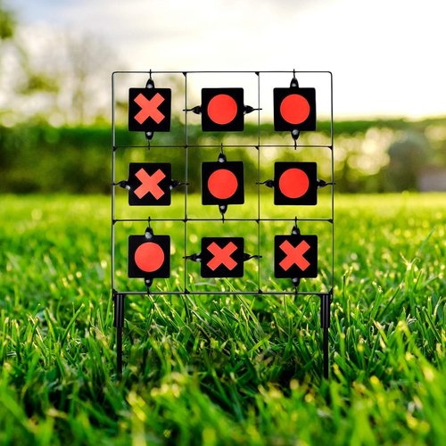 GearOZ Spinning Airsoft Target - 18"x9" Pellet Gun & Air Rifle Resetting Target for Outdoor Fun