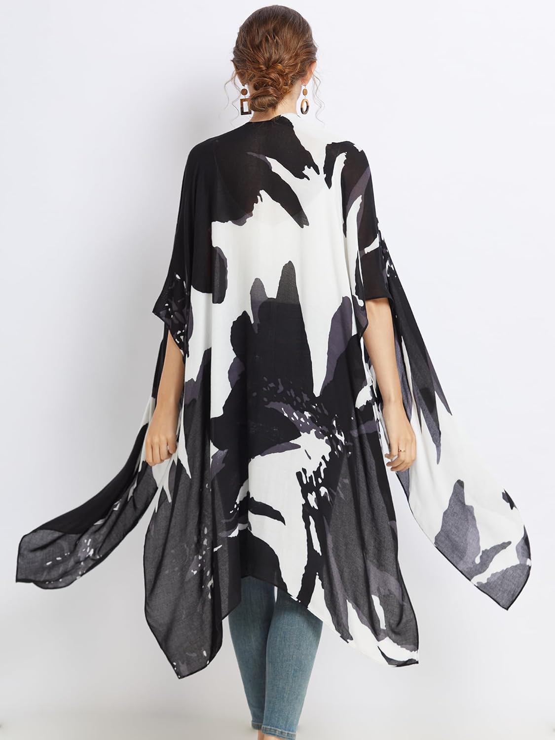 Skiennix Lightweight Boho Kimono | Casual Swimsuit Cover-Up for Women - Perfect for Summer