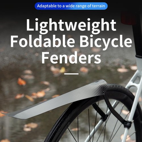 NELboNs Bike Fender for Road Mountain Bikes Rear Wheel Tire Mud Guard Fender Foldable and Light Weight Adjustable Design Mudguard