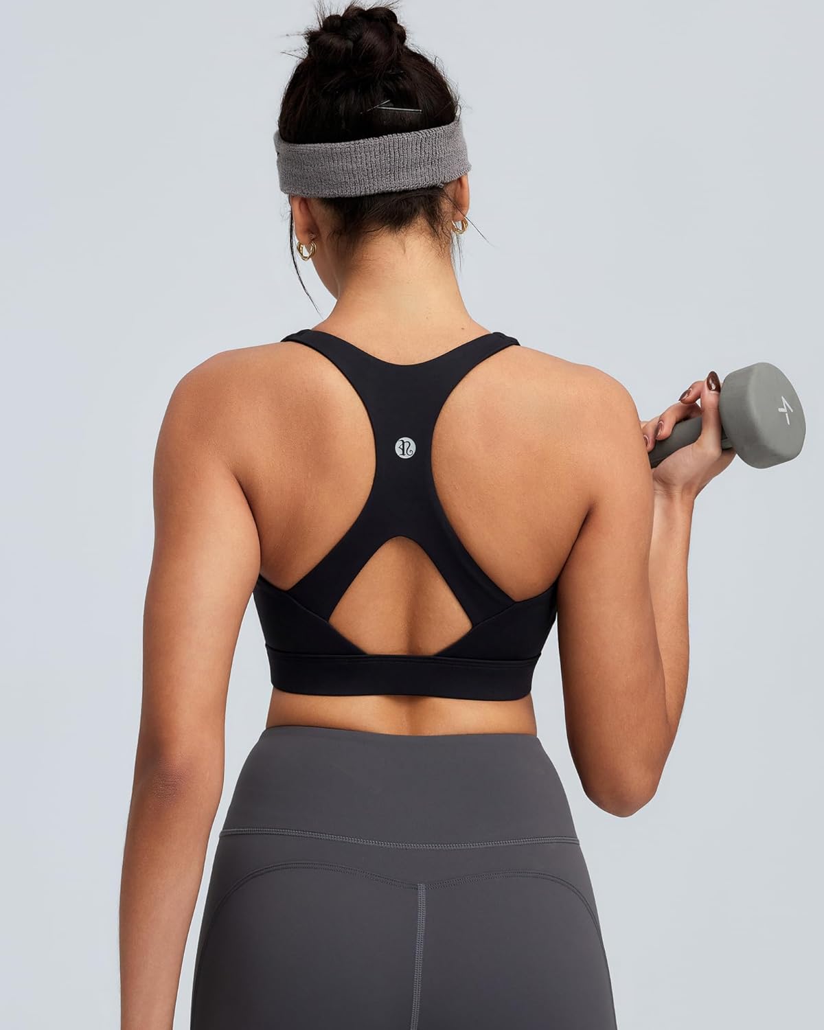 RUNNING GIRL Sports Bra - High Support Adjustable Straps with Molded Cups & Sewn-in Pads | Perfect for Active Women
