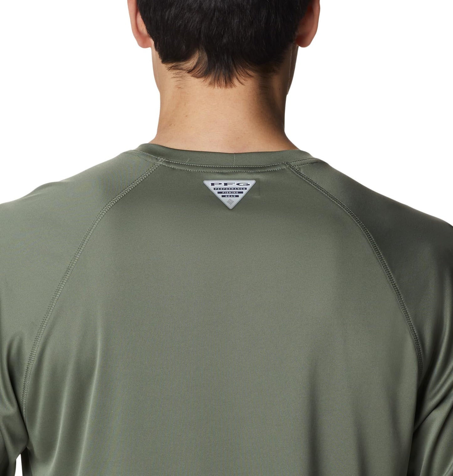 Columbia Men's Terminal Tackle Long Sleeve Fishing Shirt, Cypress/Key West Logo, X-Small
