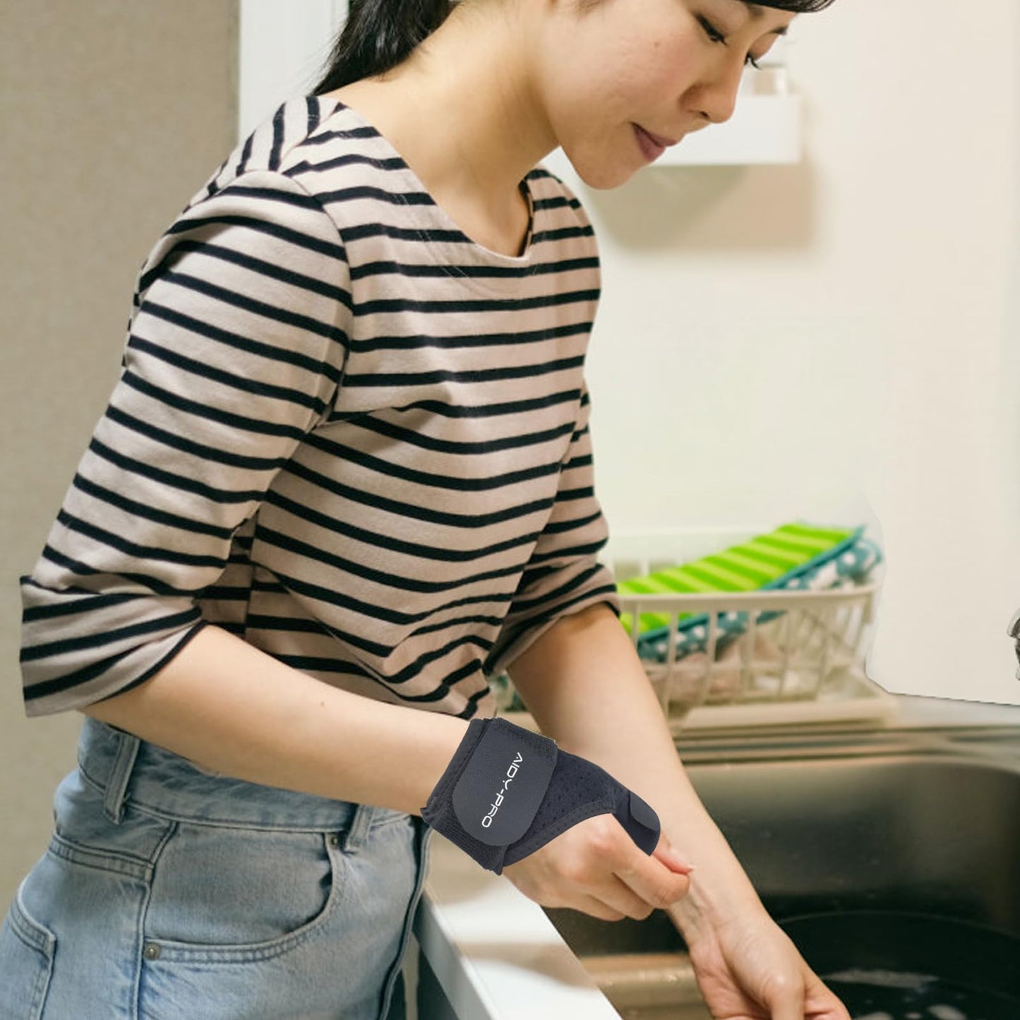 AIDY-PRO Trigger Thumb Brace Right Hand or Left Hand for Arthritis Pain and Support, Wrist Brace Thumb Spica Splint Stabilizer for De Quervain’s Tendonitis, Arthritis, Cmc, Pain Relief S/M