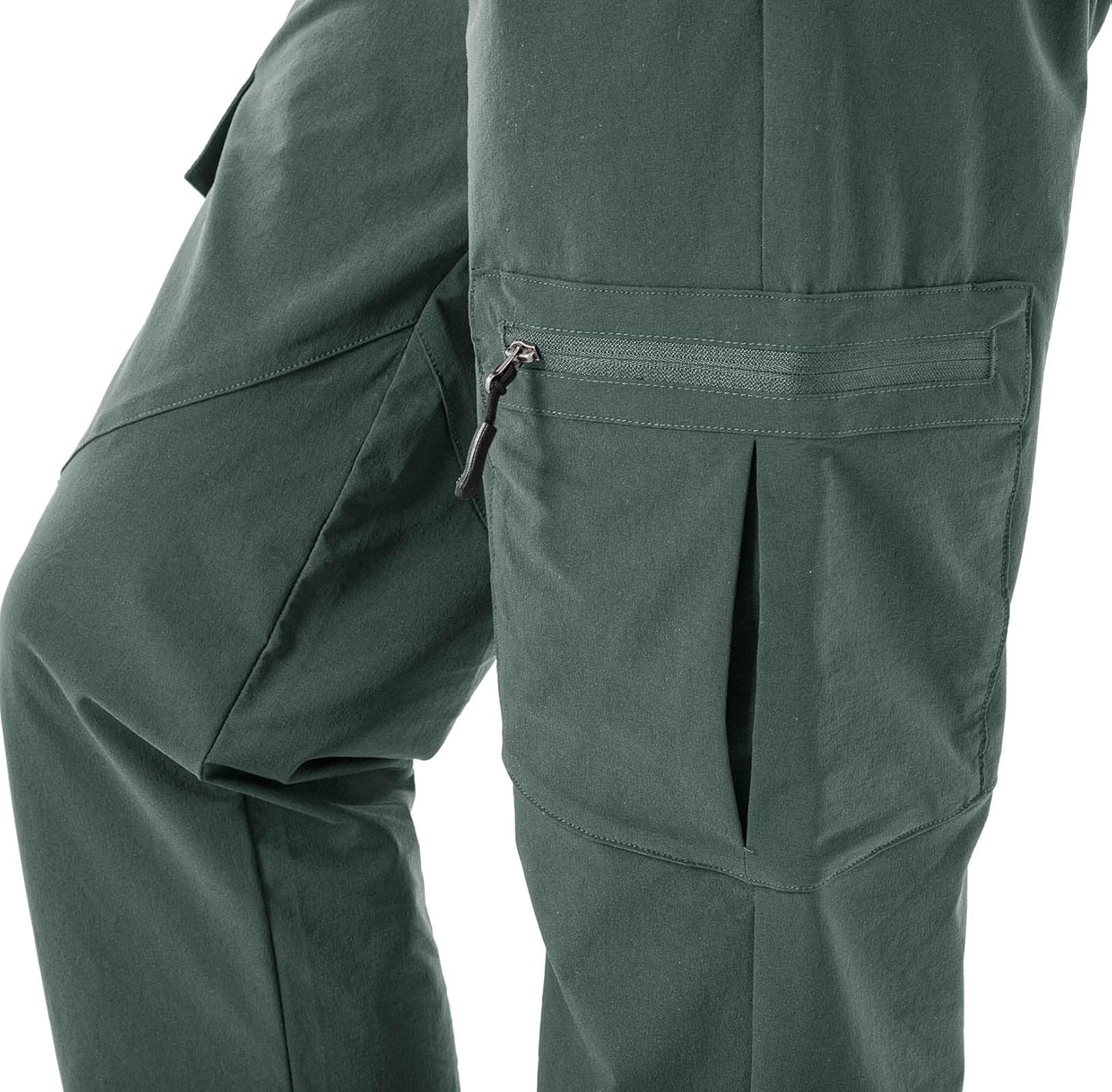 Rdruko Women's Hiking Cargo Pants Water-Resistant Quick Dry UPF 50+ Travel Camping Work Pants Zipper Pockets