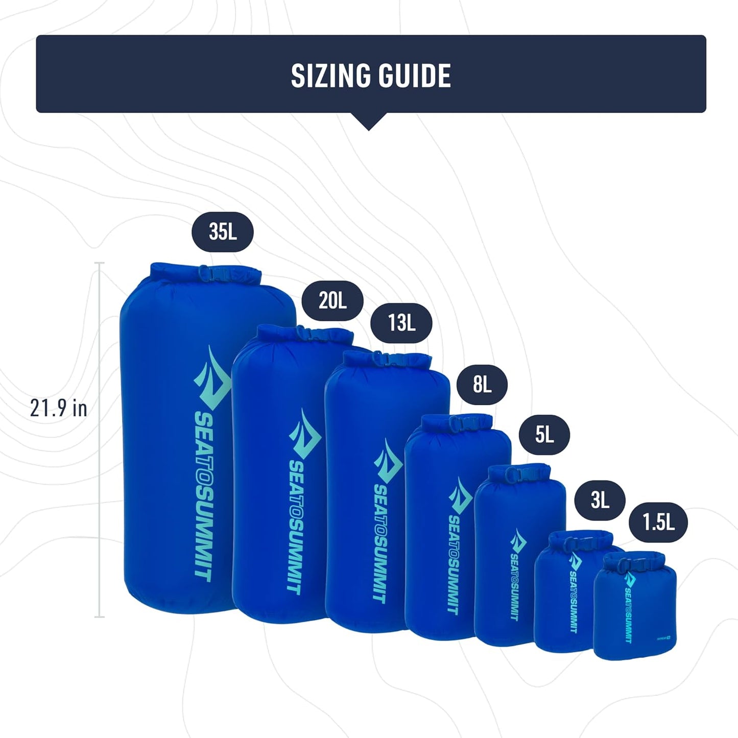 Sea to Summit Lightweight Dry Bag - Versatile Waterproof Storage Solution | Compact Design