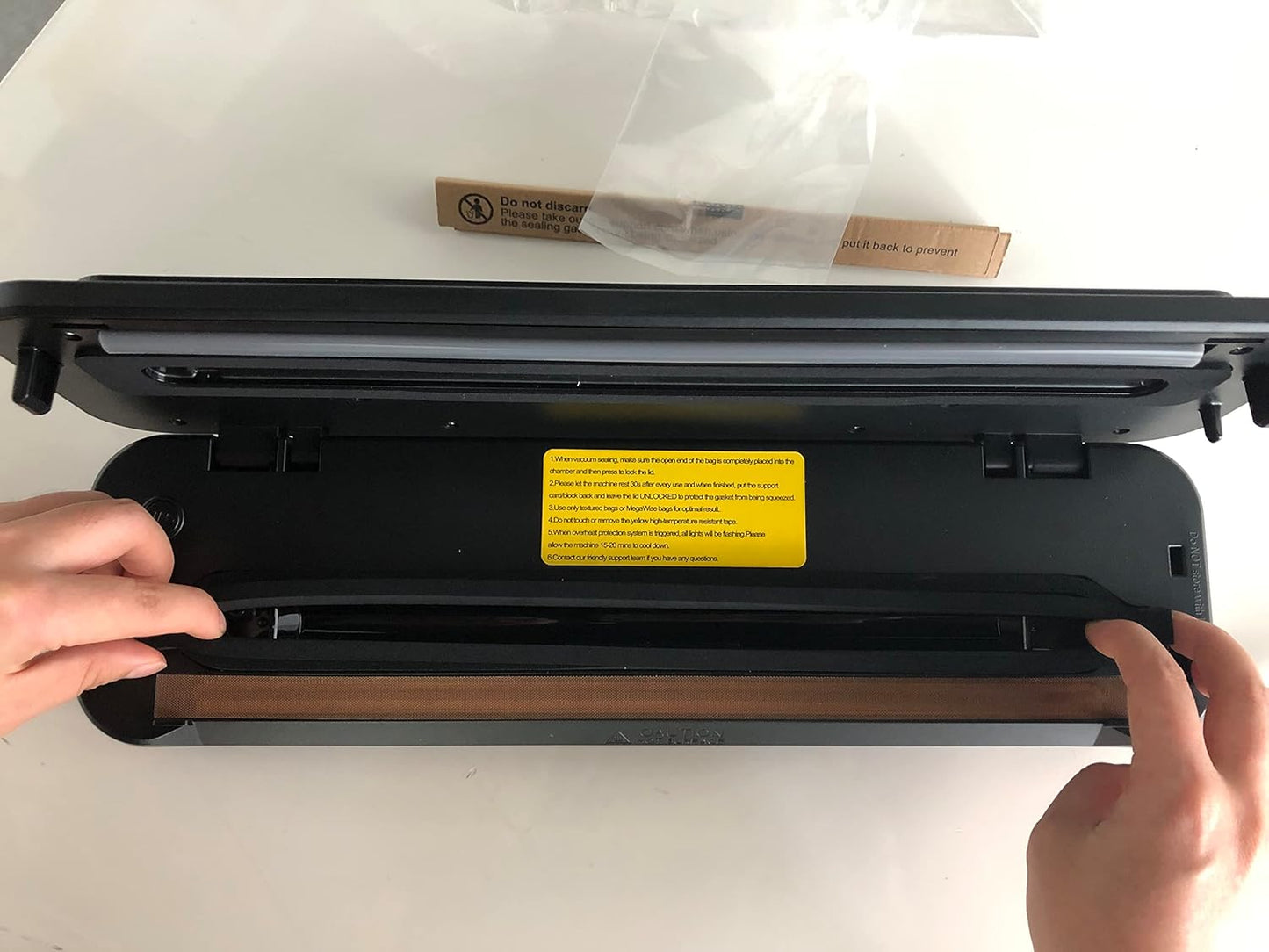 MegaWise Vacuum Sealer | Durable Replacement Low Side Seal Gasket for Food Saver Machines