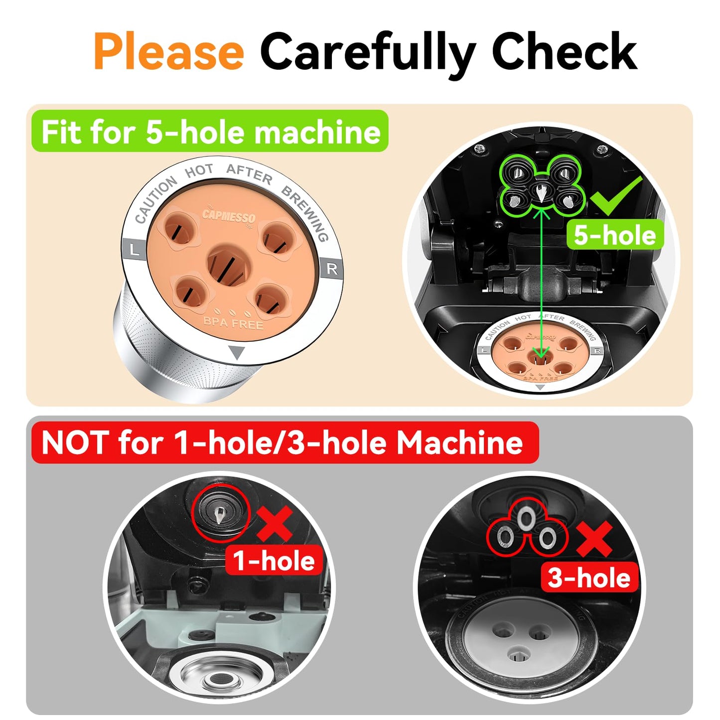 CAPMESSO Reusable K Cups for Keurig: 2025 Updated My K Cup Stainless Steel Coffee Filter Refillable Coffee Pods for K Supreme/K Slim/k-Duo Gen 2/K-Brew Chill with Multistream Technology (1 Pack)