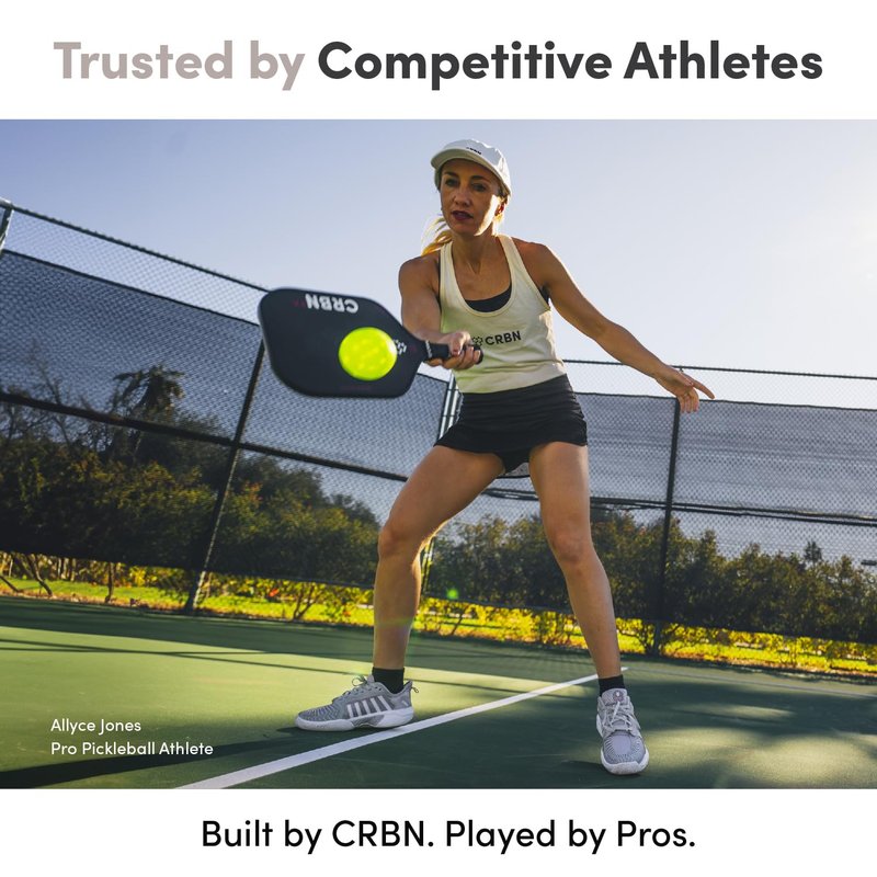 CRBN Pickleball - C40 Balls 6 Pack - Outdoor Pickleball Balls - Built for Durability & Precision - Roto-Molded 1-Piece Design
