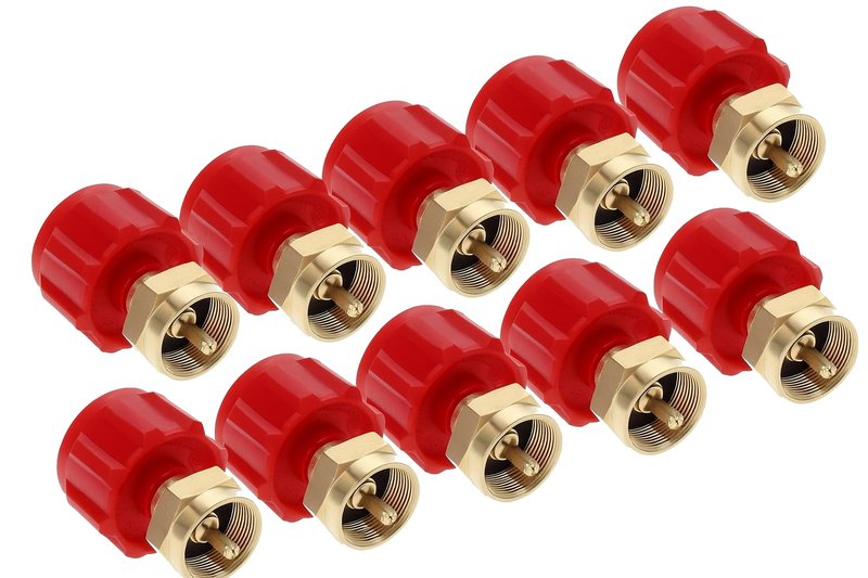 GasOne 10-Pack Propane Refill Adapter for 1lb Propane Tanks & Fits 20lb Propane Tank