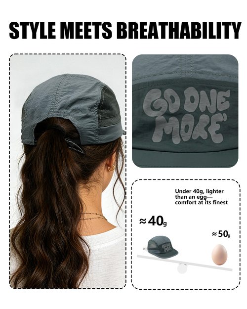 Croogo Short Brim 5 Panel Baseball Cap Mesh Quick Drying Summer Cap for Men Women Lightweight Breathable Sports Hat Outdoor Activities,Beige-BSSD2504