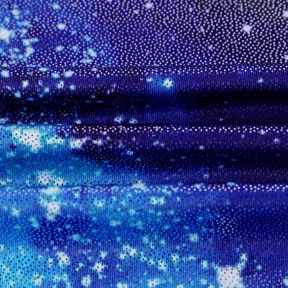 HOZIY Toddler, Little Kid Leotard with Shorts Gymnastics 2-3t 18-24 Months Unitard Blue Galaxy Milky Way Purple Hot Pink Starry Sky Stars Navy Blue Tumbling Outfits Biketard Sparkle