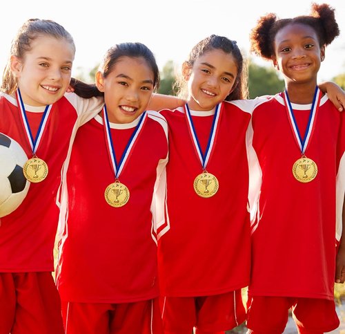 Caydo Gold Award Medals - 12/24 Pieces for Competitions & Sports Events | 2-Inch Size