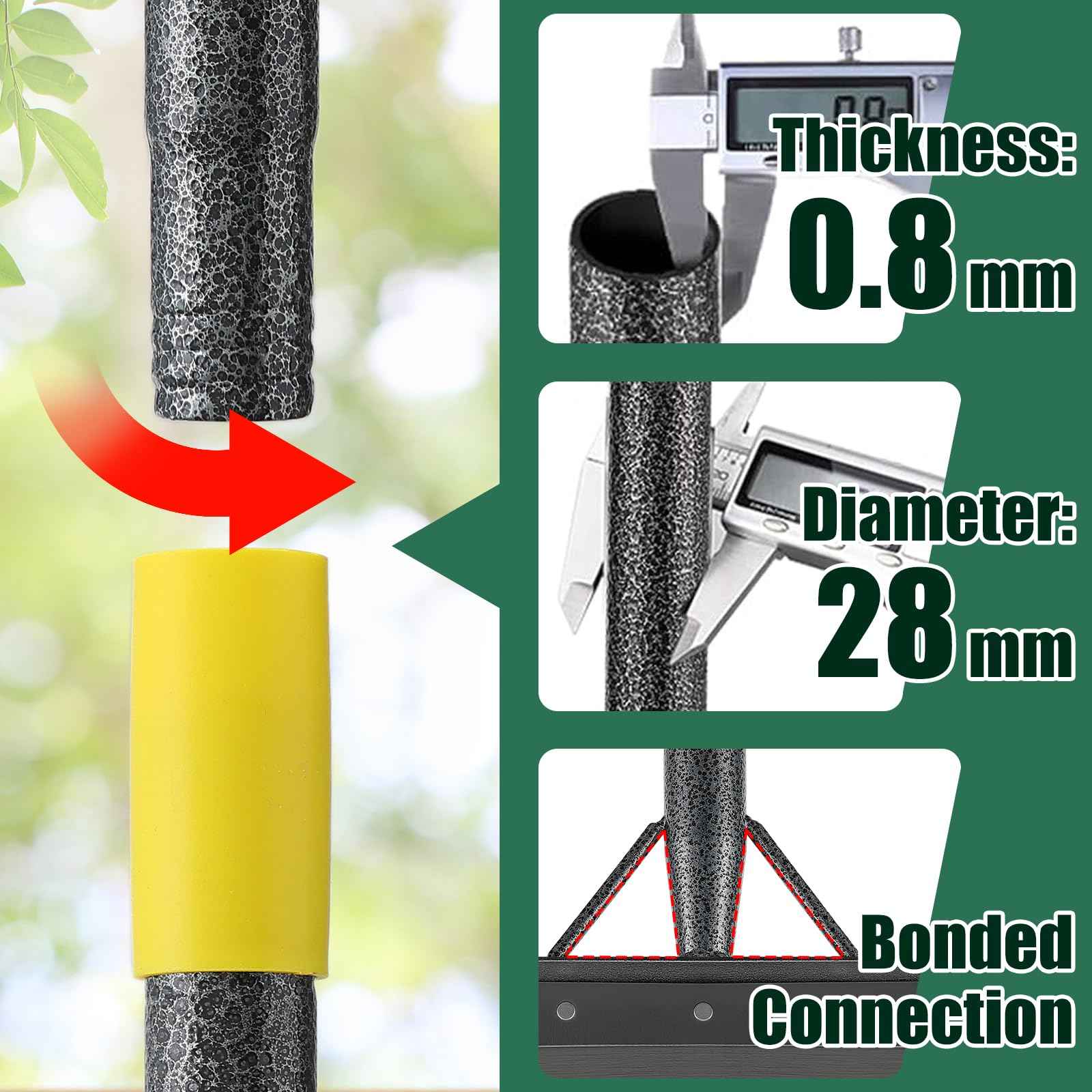 Garden Cleaning Shovel, 63" Adjustable Floor Ice Scraper Long Handle Heavy Duty Tool, Multifunctional Flat Snow Shovel Gardening Tools for Digging, Weeding,Scraping