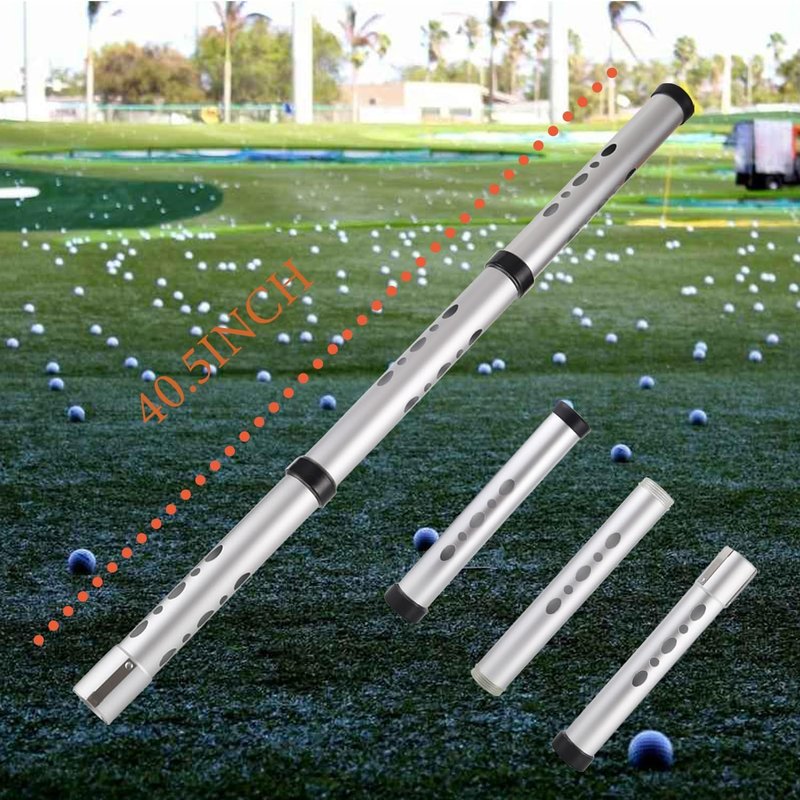 WIGERLON Golf Picker Upper Tube,Golf Ball Retriever,Golf Collector Tool,shag Bag for Golf Ball,Golf Balls Shagger