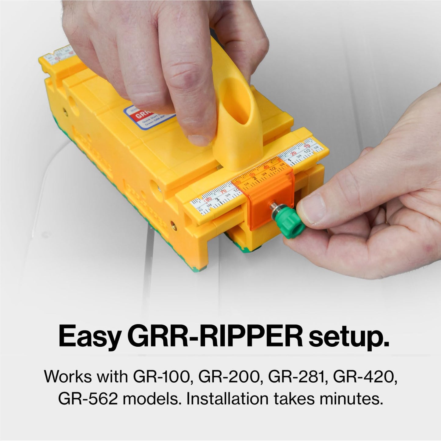 MICROJIG Grr-ripper Safe Rip Upgrade Kit, GRSR-P50K2, Compatible with GRR-RIPPER 3D Pushblock, Table Saw Safety