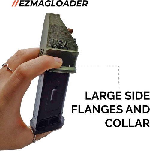 EZMAGLOADER Magazine Loader for Springfield XD & Hellcat 9mm - Effortless Loading | Comfortable Grip & Thumb Relief