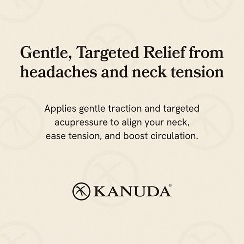 Kanuda Head Nap – Cervical Traction Device for Neck Pain Relief, Ergonomic Neck Tension Relief Tool Designed by Physical Therapist for Posture & Alignment