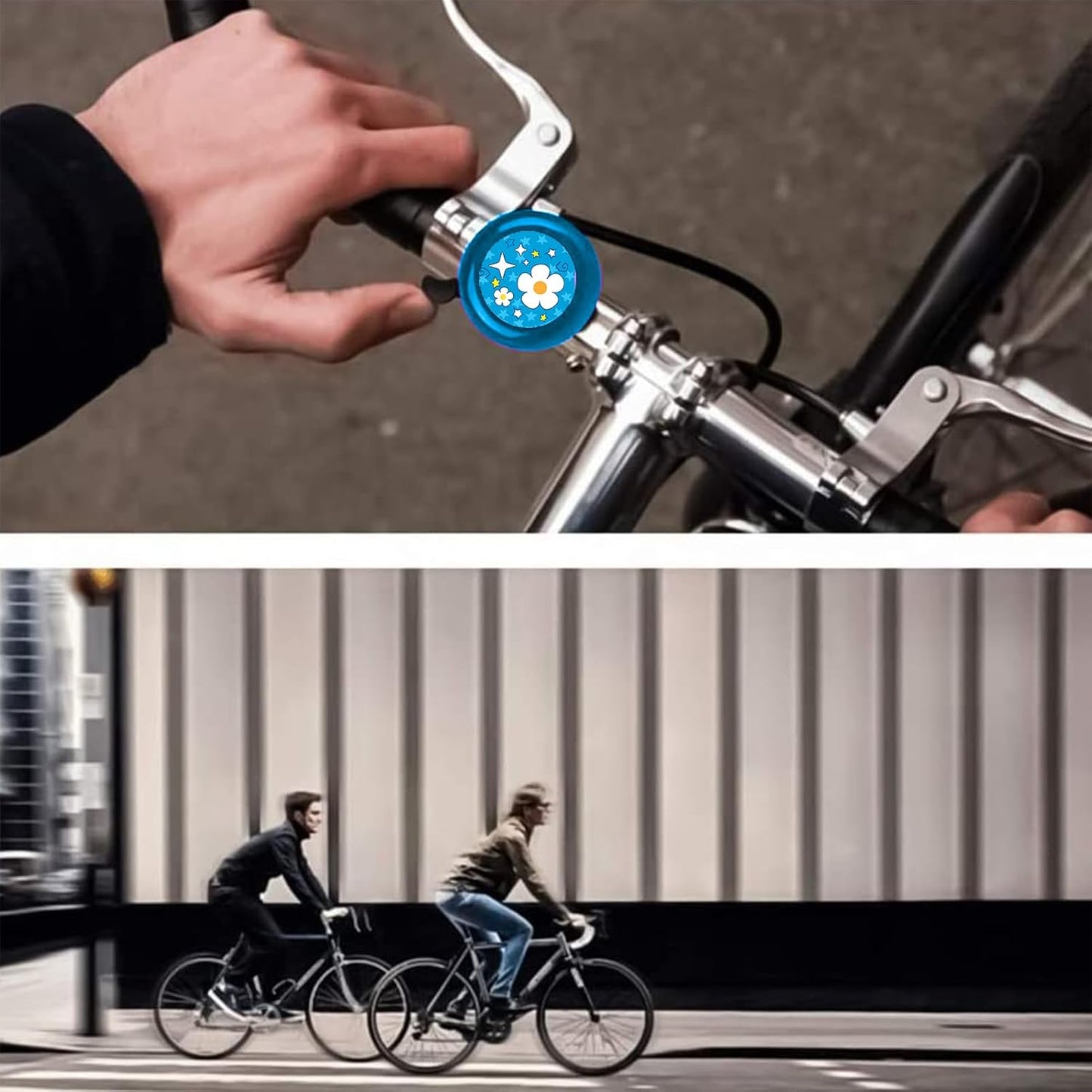 Skiennix Flower Bike Bell - Adjustable Size Bicycle Horn for Kids & Adults | Clear Sound, Fun Design