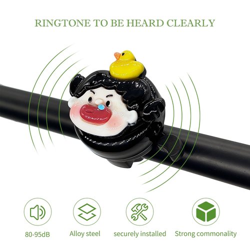 Collyon Bike Bell for Adults,Funny & Quirky Bicycle Bells,Loud Crisp Clear Sound Bicycle