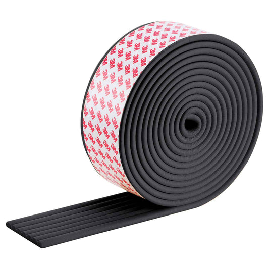 Corner Protector for Baby, Widen Edge Protector with Adhesive Backing, Baby Proofing Edge Corner Protectors Self Adhesive Furniture Corner Guard Bumper for Table, Desk, Fireplace (Black, 16.4ft)